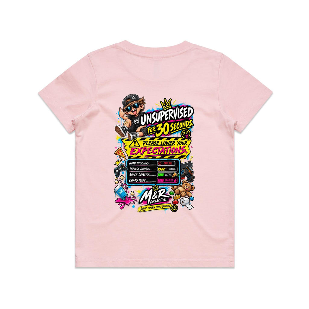 M&R Collective — Unsupervised for 30 Seconds Kids Tee