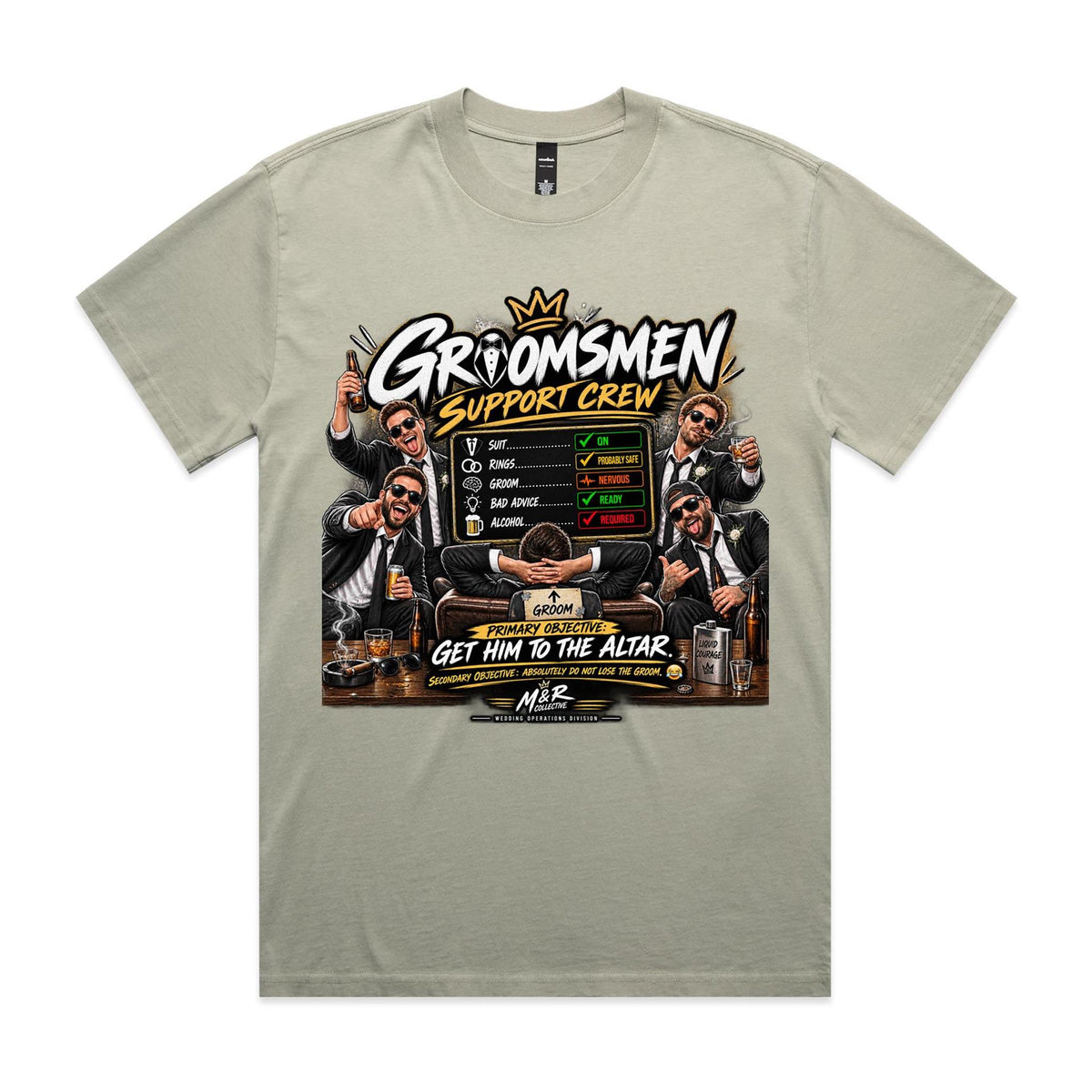 M&R Collective — Groomsmen Support Crew Tee