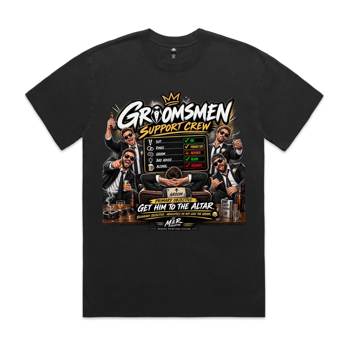 M&R Collective — Groomsmen Support Crew Tee