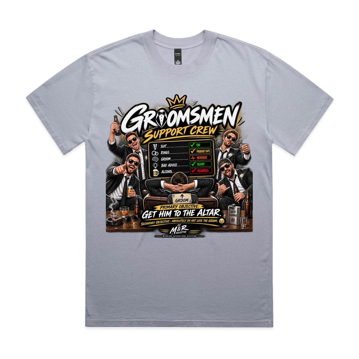 M&R Collective — Groomsmen Support Crew Tee