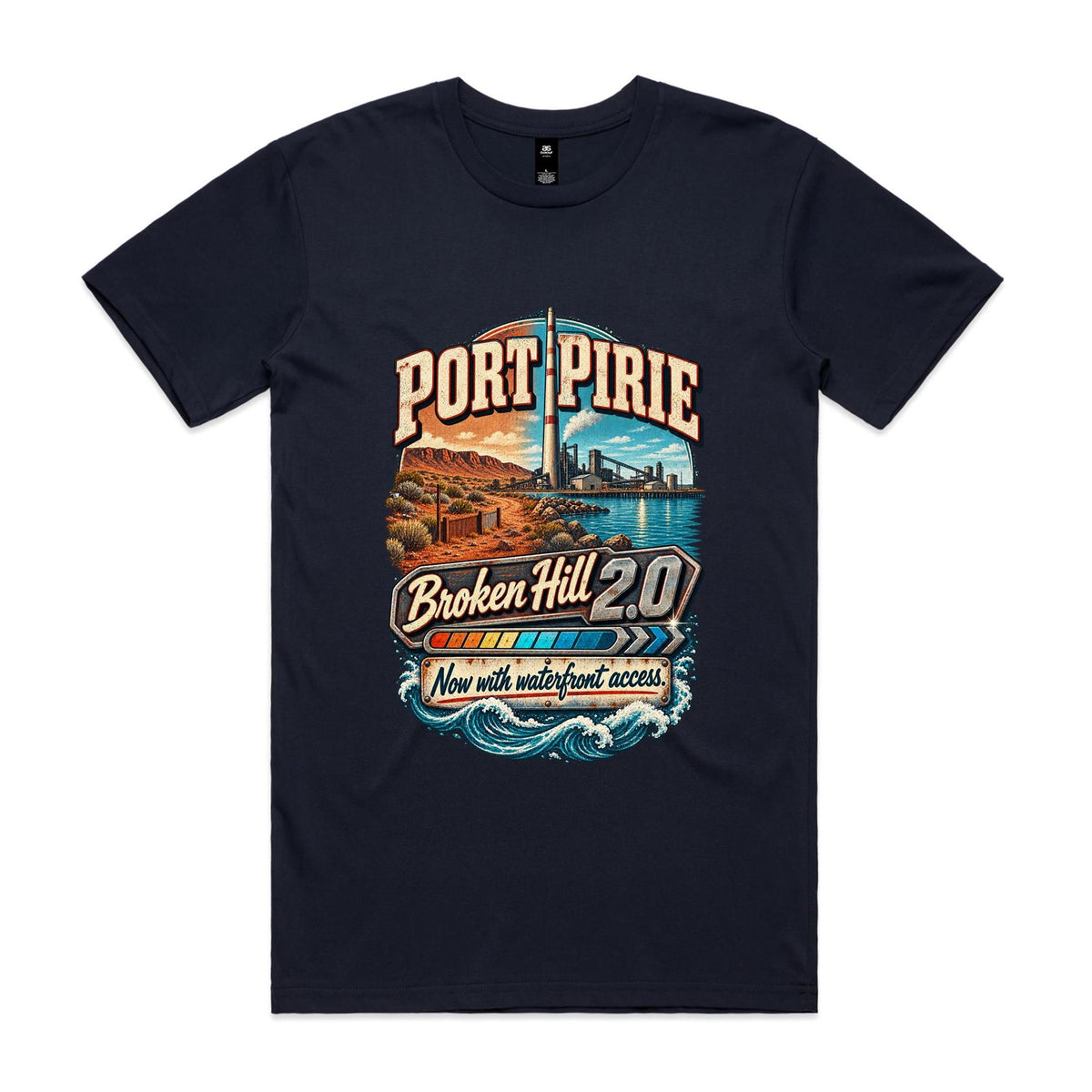 M&R Collective Port Pirie: Broken Hill 2.0 — AS Colour Staple Tee