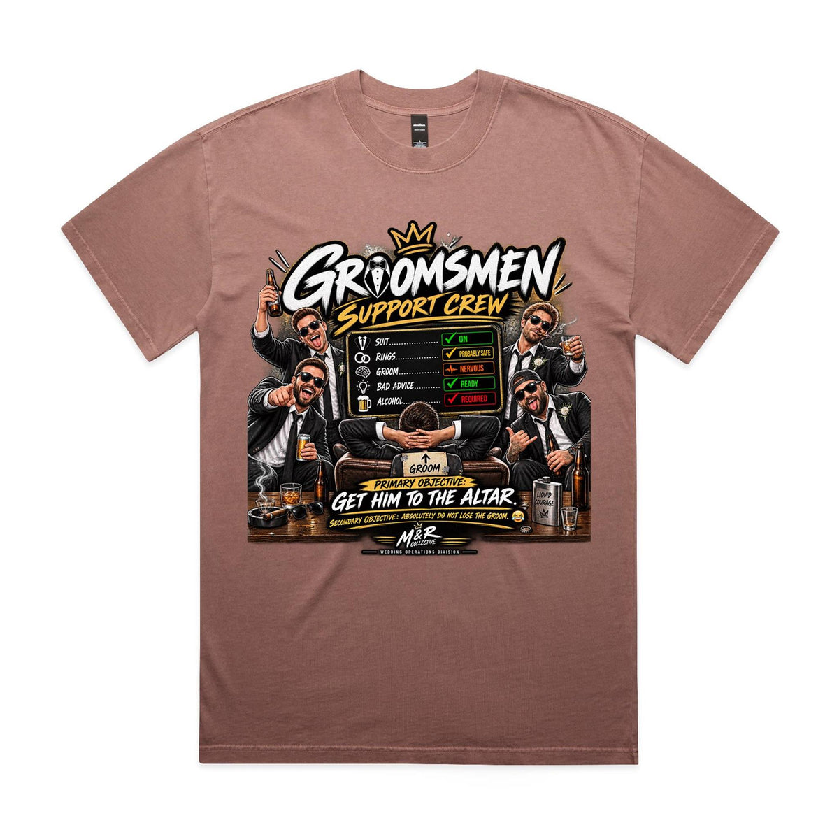 M&R Collective — Groomsmen Support Crew Tee