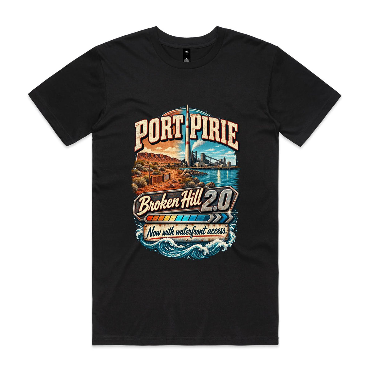 M&R Collective Port Pirie: Broken Hill 2.0 — AS Colour Staple Tee