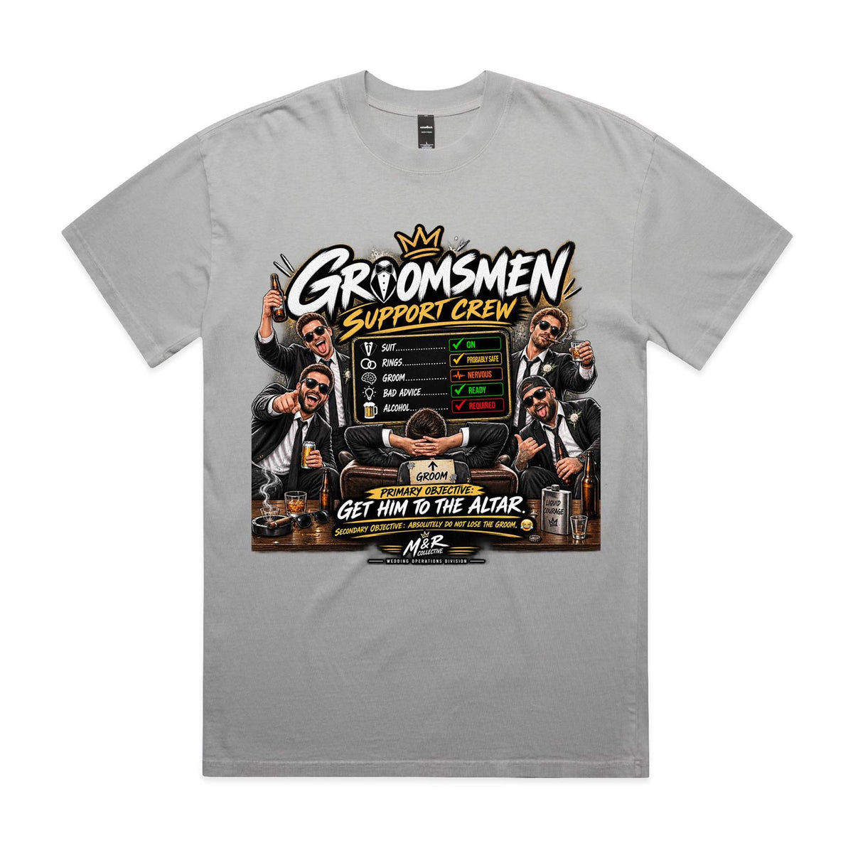 M&R Collective — Groomsmen Support Crew Tee