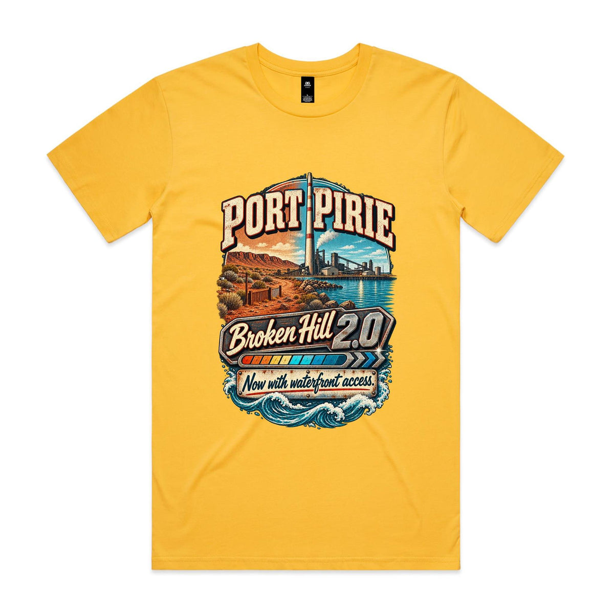M&R Collective Port Pirie: Broken Hill 2.0 — AS Colour Staple Tee