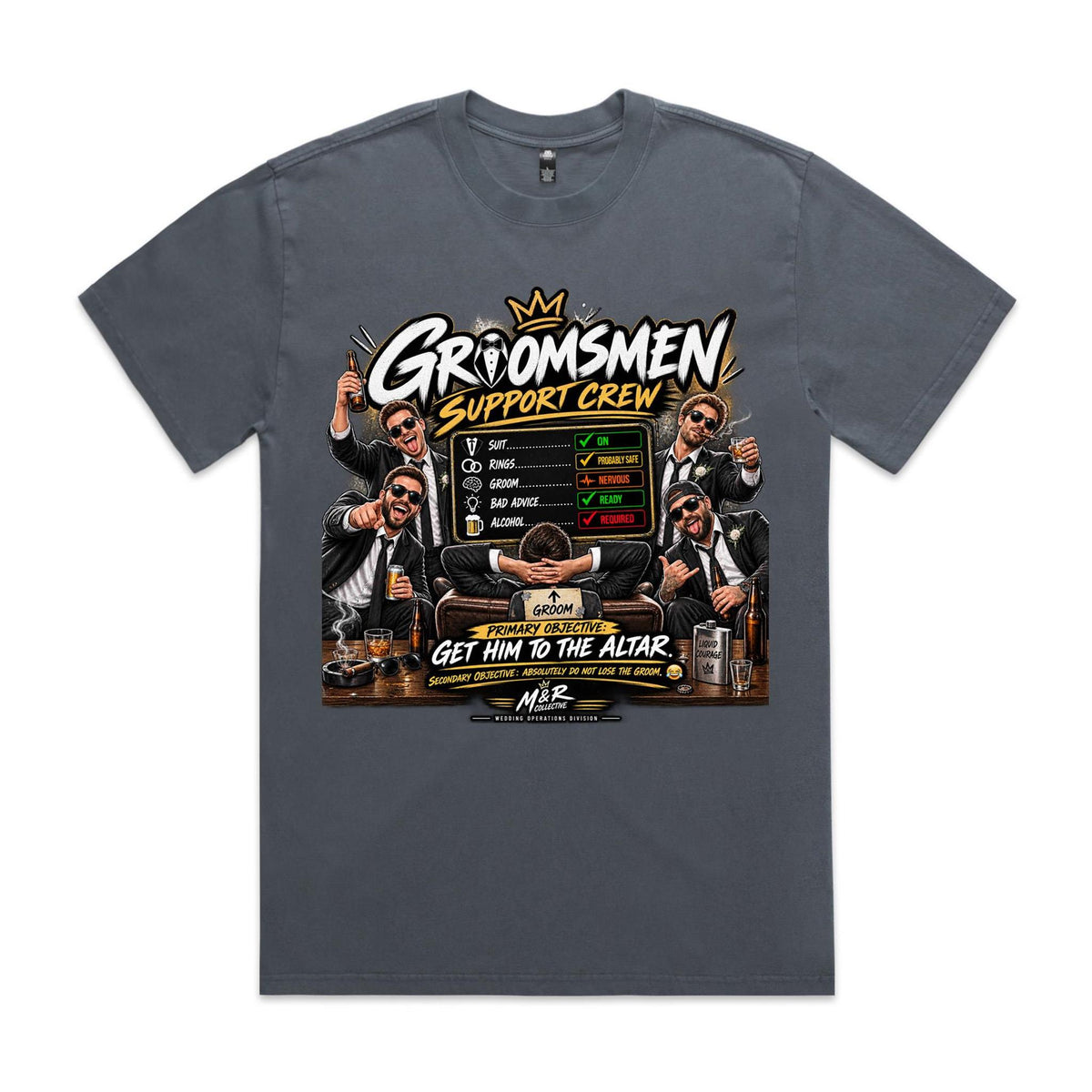 M&R Collective — Groomsmen Support Crew Tee