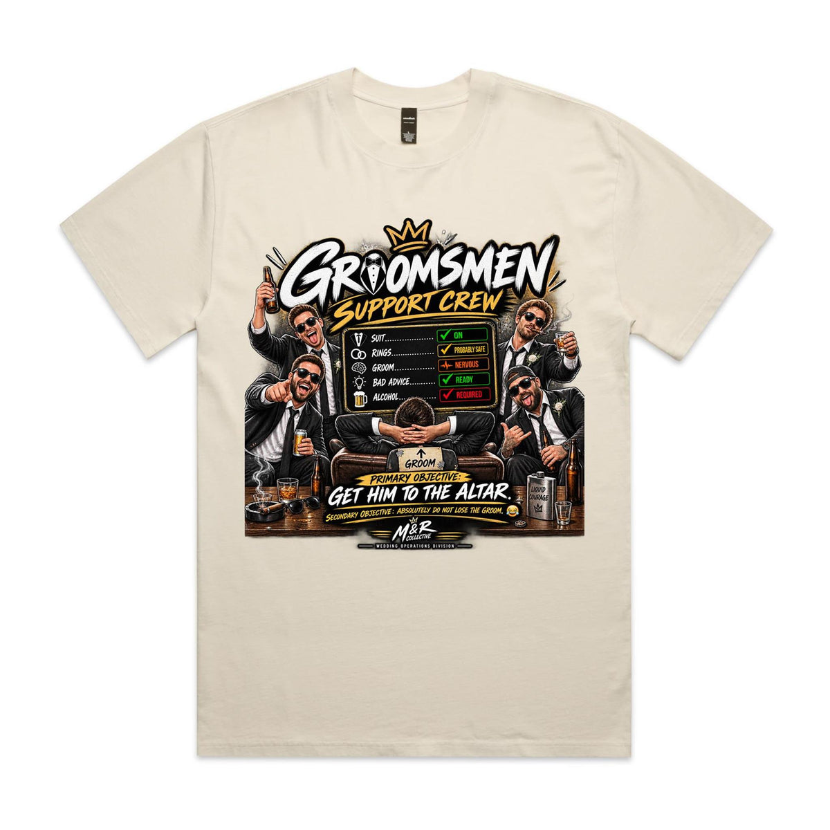 M&R Collective — Groomsmen Support Crew Tee