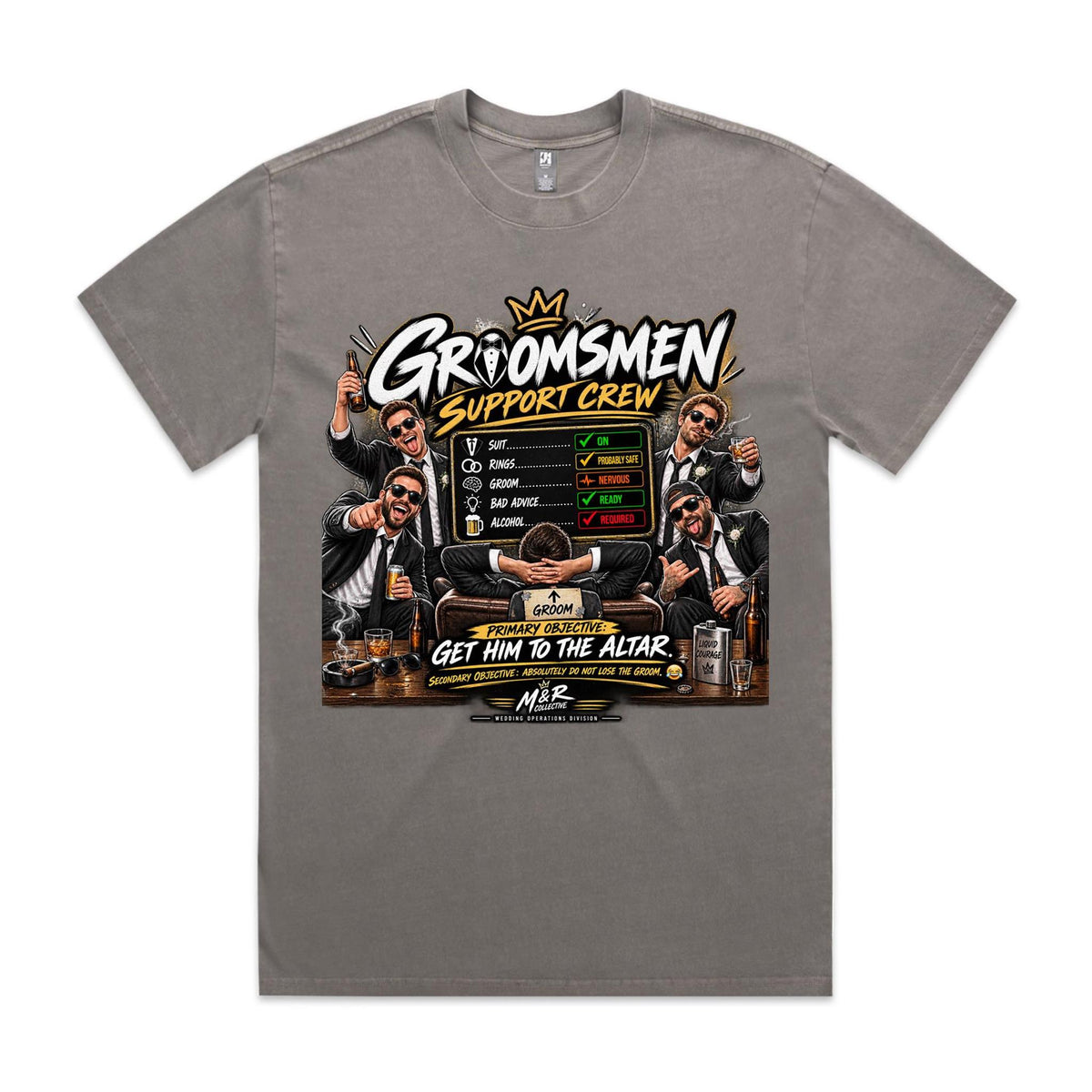 M&R Collective — Groomsmen Support Crew Tee