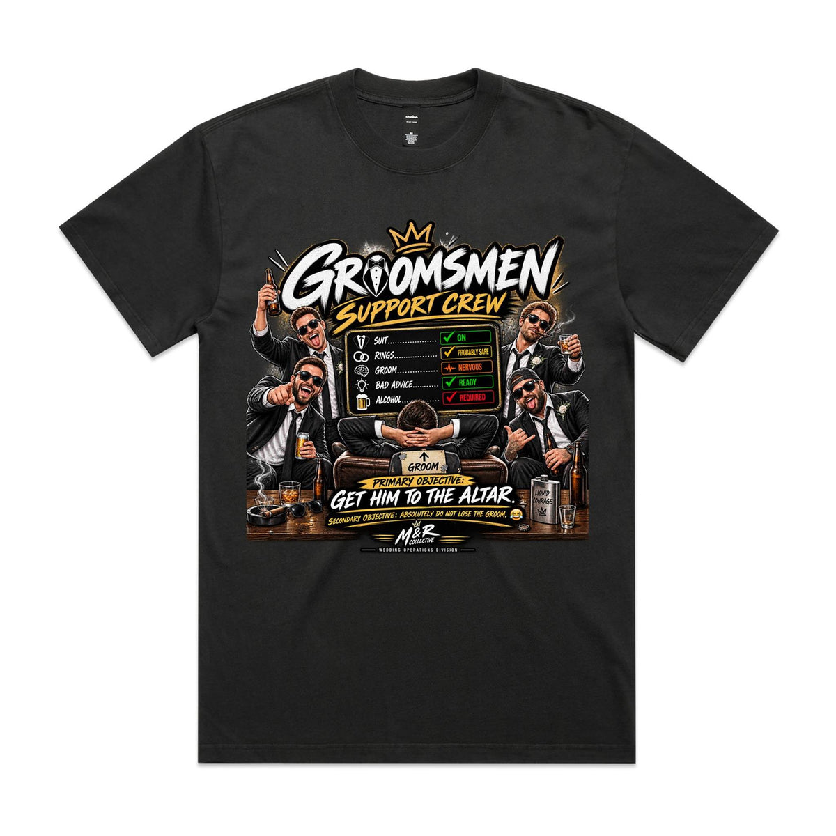 M&R Collective — Groomsmen Support Crew Tee