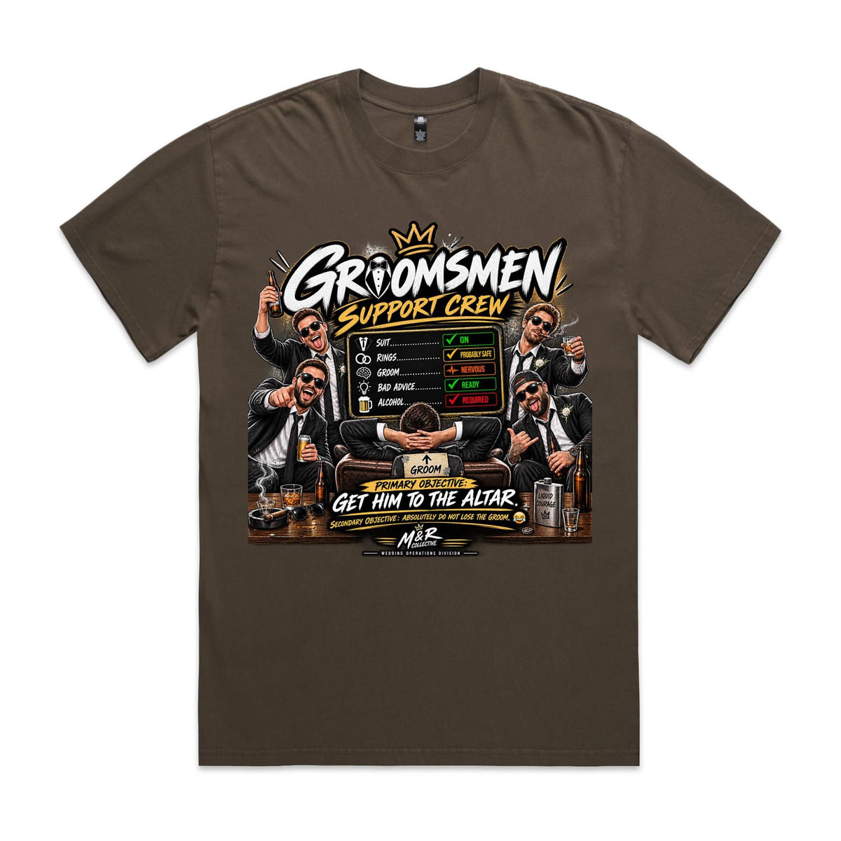 M&R Collective — Groomsmen Support Crew Tee