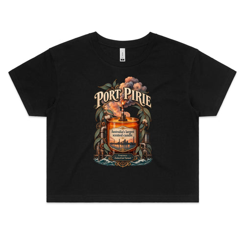 M&R Collective Port Pirie Scented Candle Crop Tee!