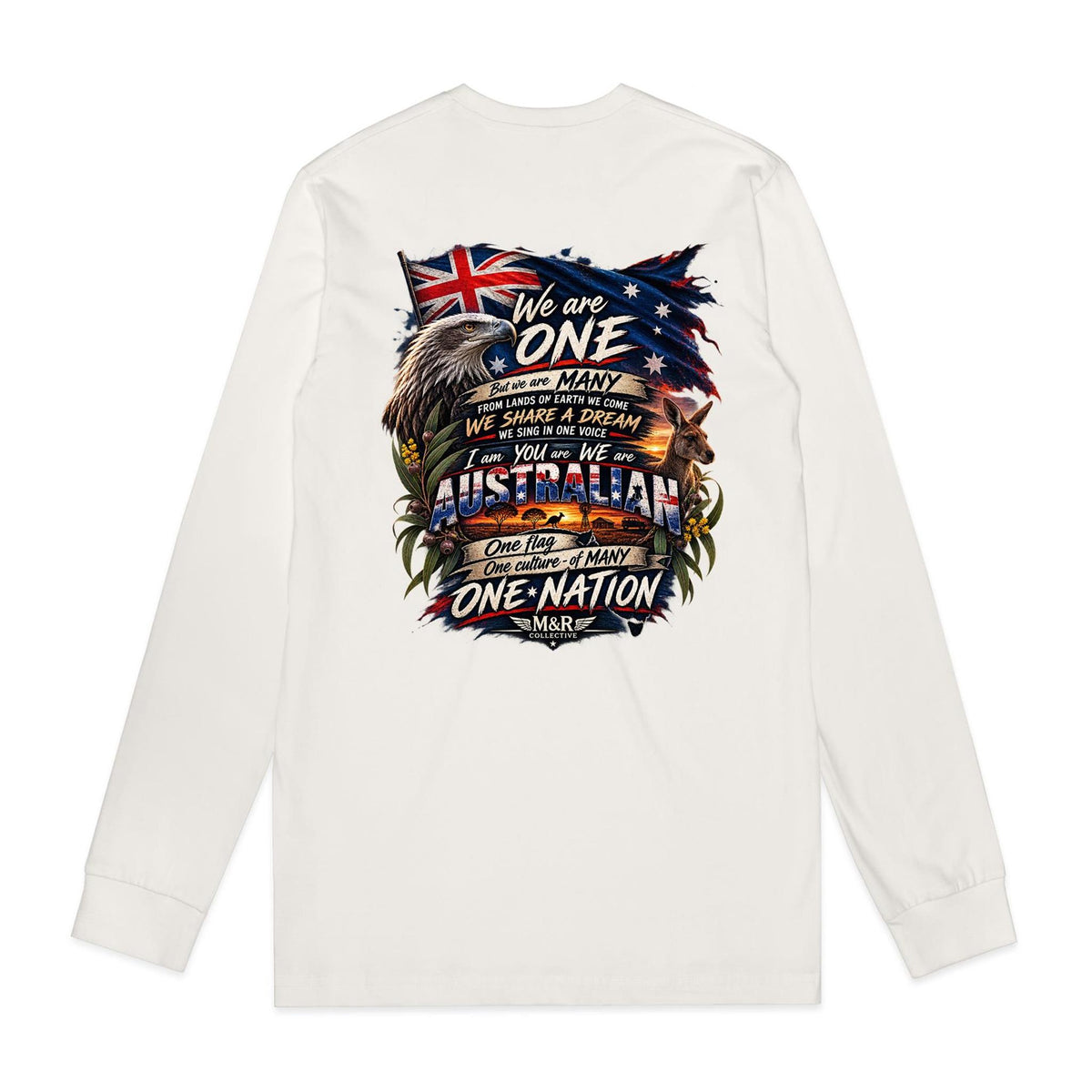M&R Collective — We Are One, We Are Many Australian Long Sleeve Tee
