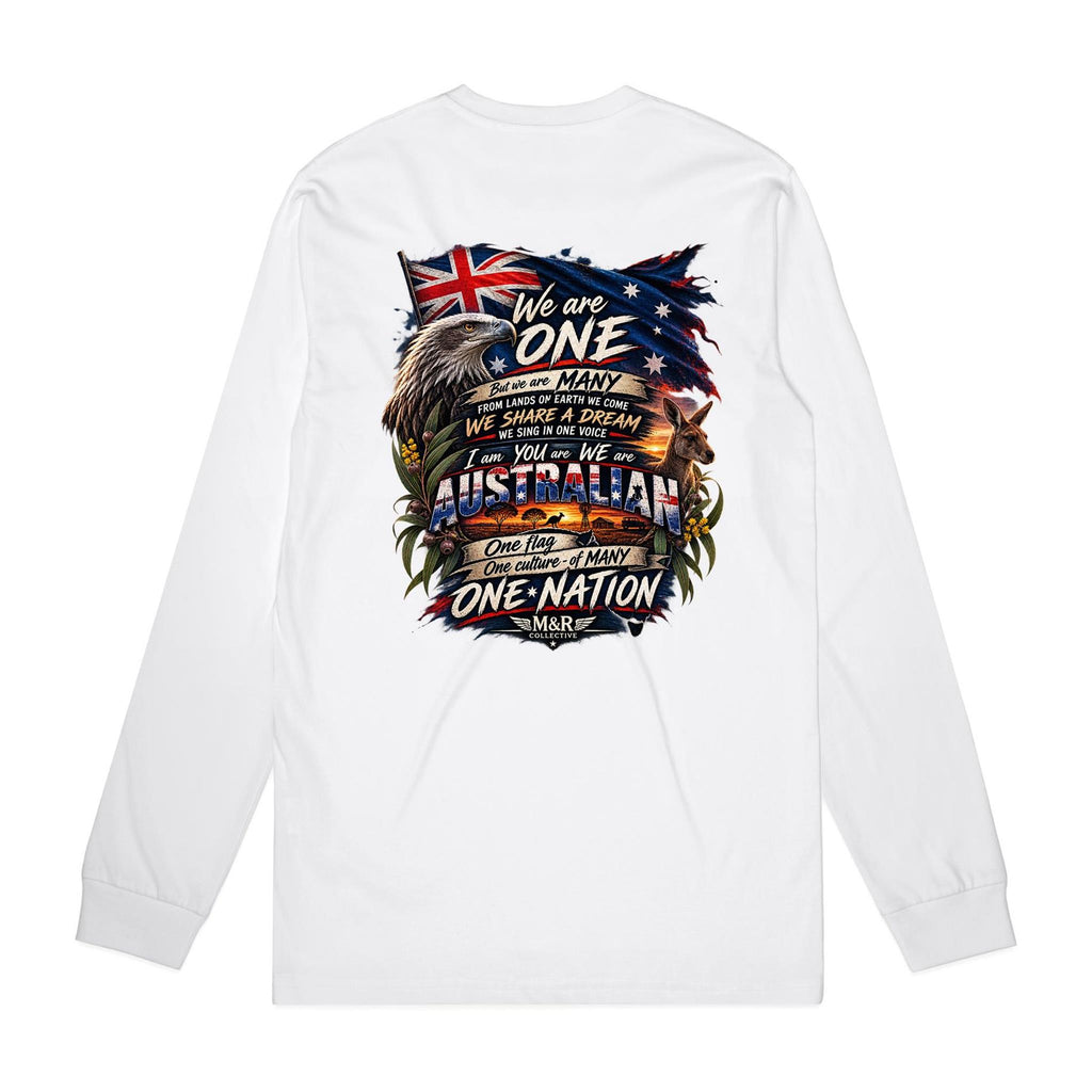 M&R Collective — We Are One, We Are Many Australian Long Sleeve Tee