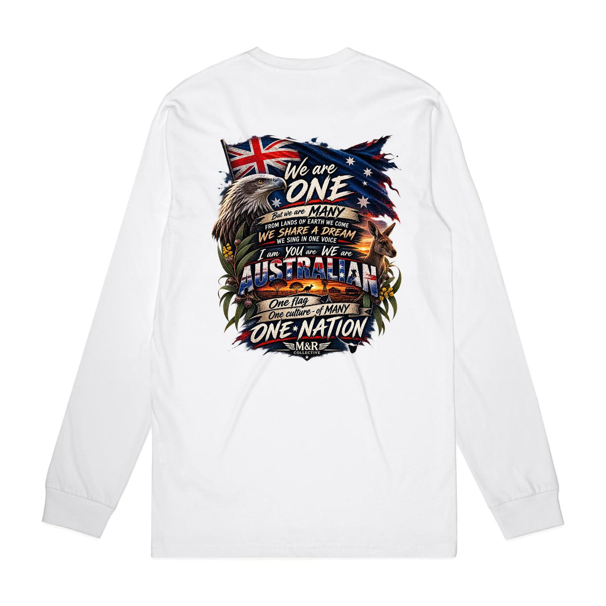 M&R Collective — We Are One, We Are Many Australian Long Sleeve Tee