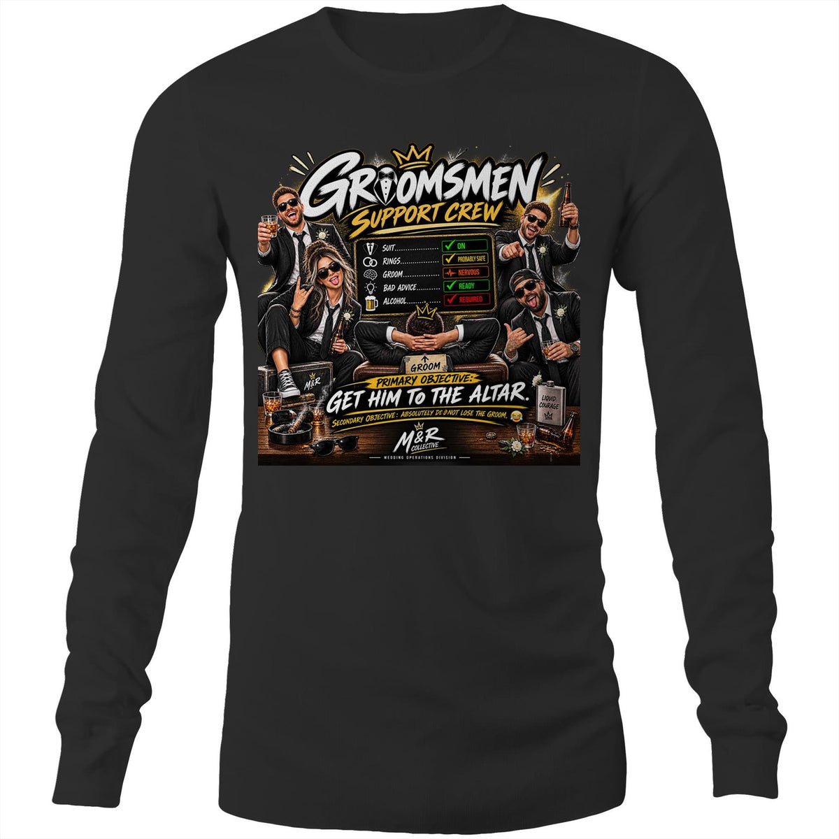 M&R Collective — Groomsmen/women Support Tee