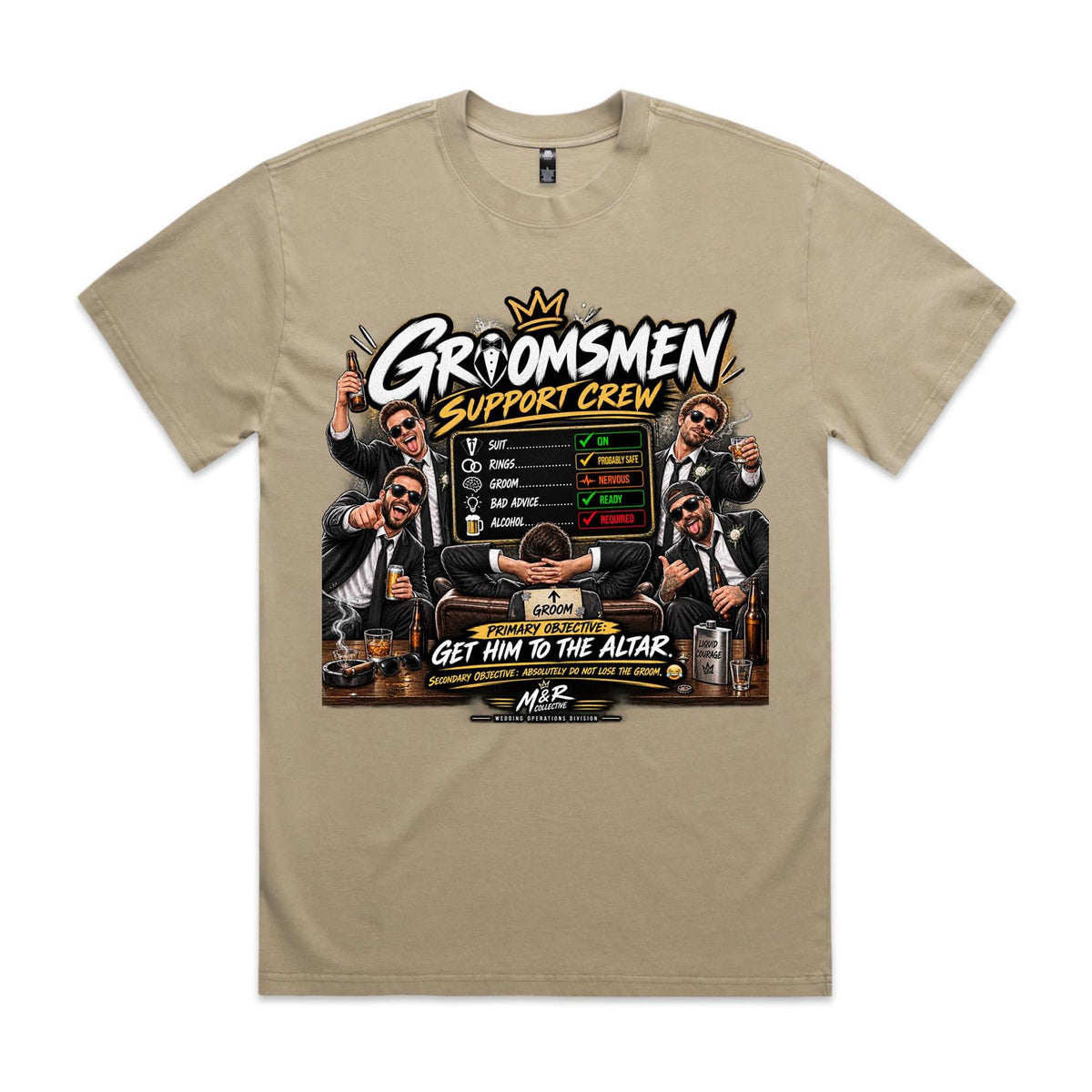 M&R Collective — Groomsmen Support Crew Tee