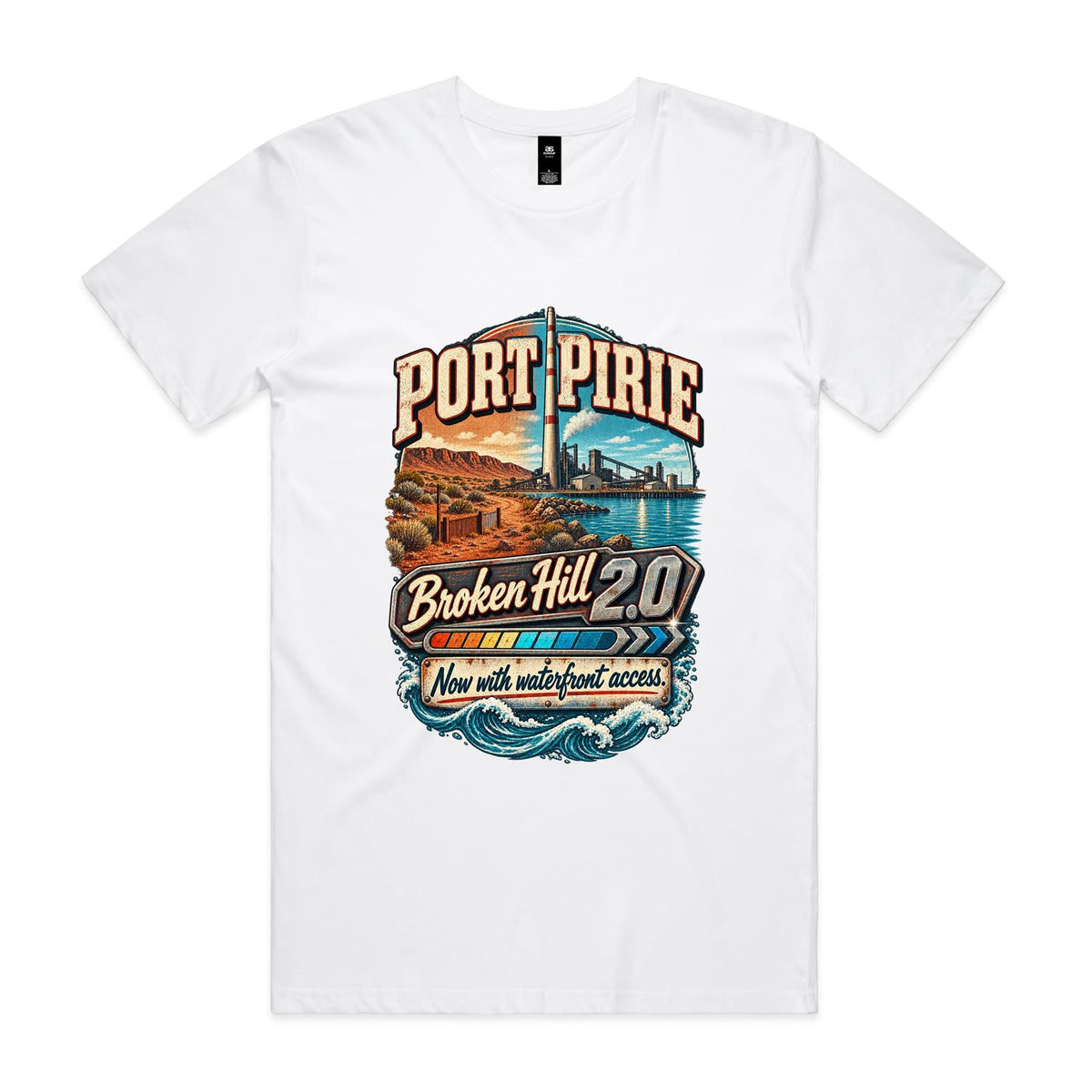 M&R Collective Port Pirie: Broken Hill 2.0 — AS Colour Staple Tee