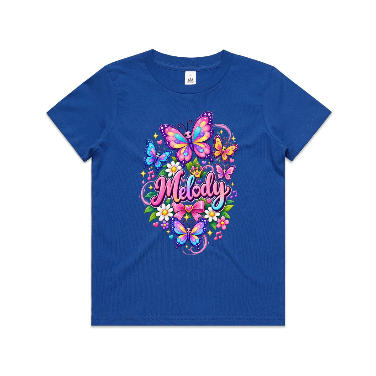 Melody Butterfly Tee- Youth Staple Tee