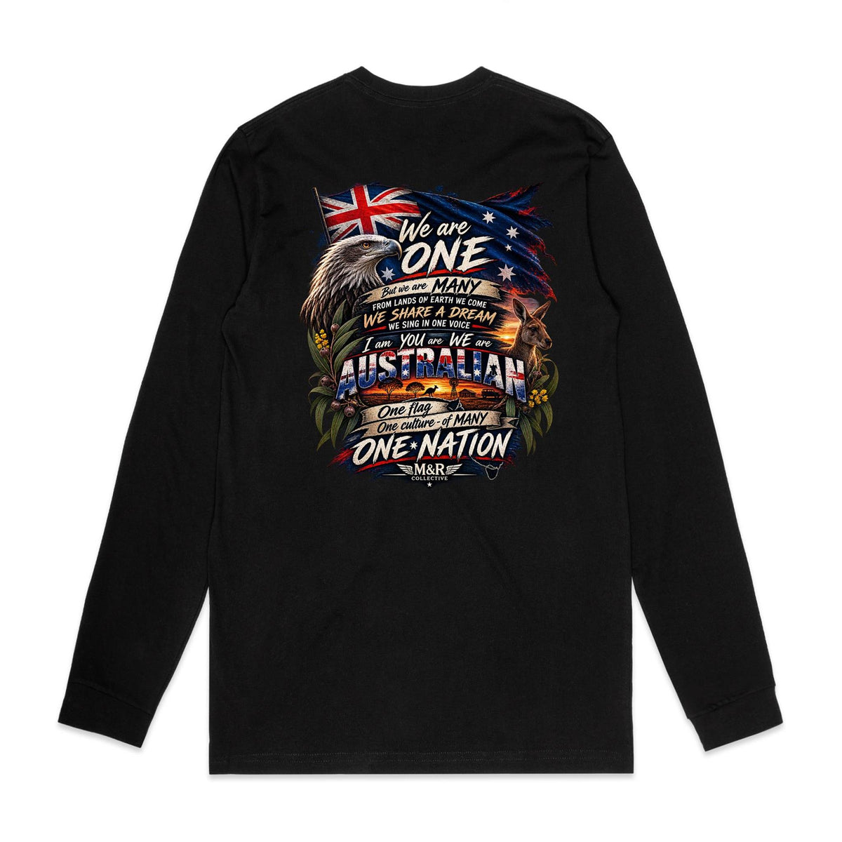 M&R Collective — We Are One, We Are Many Australian Long Sleeve Tee