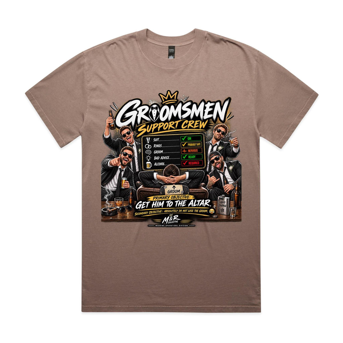 M&R Collective — Groomsmen Support Crew Tee