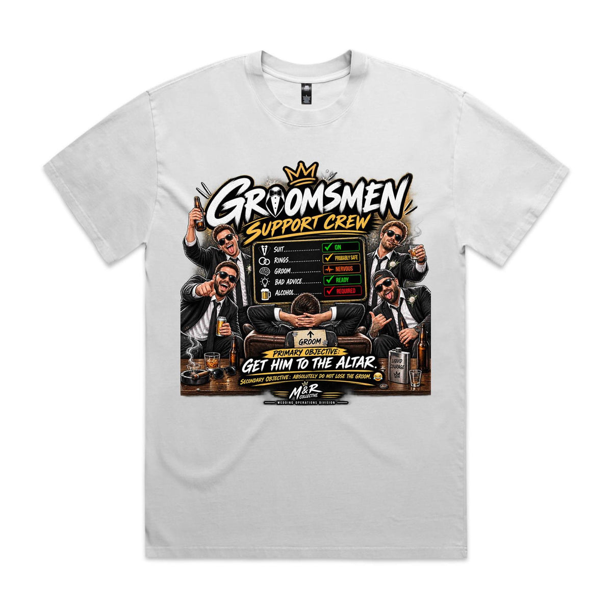 M&R Collective — Groomsmen Support Crew Tee